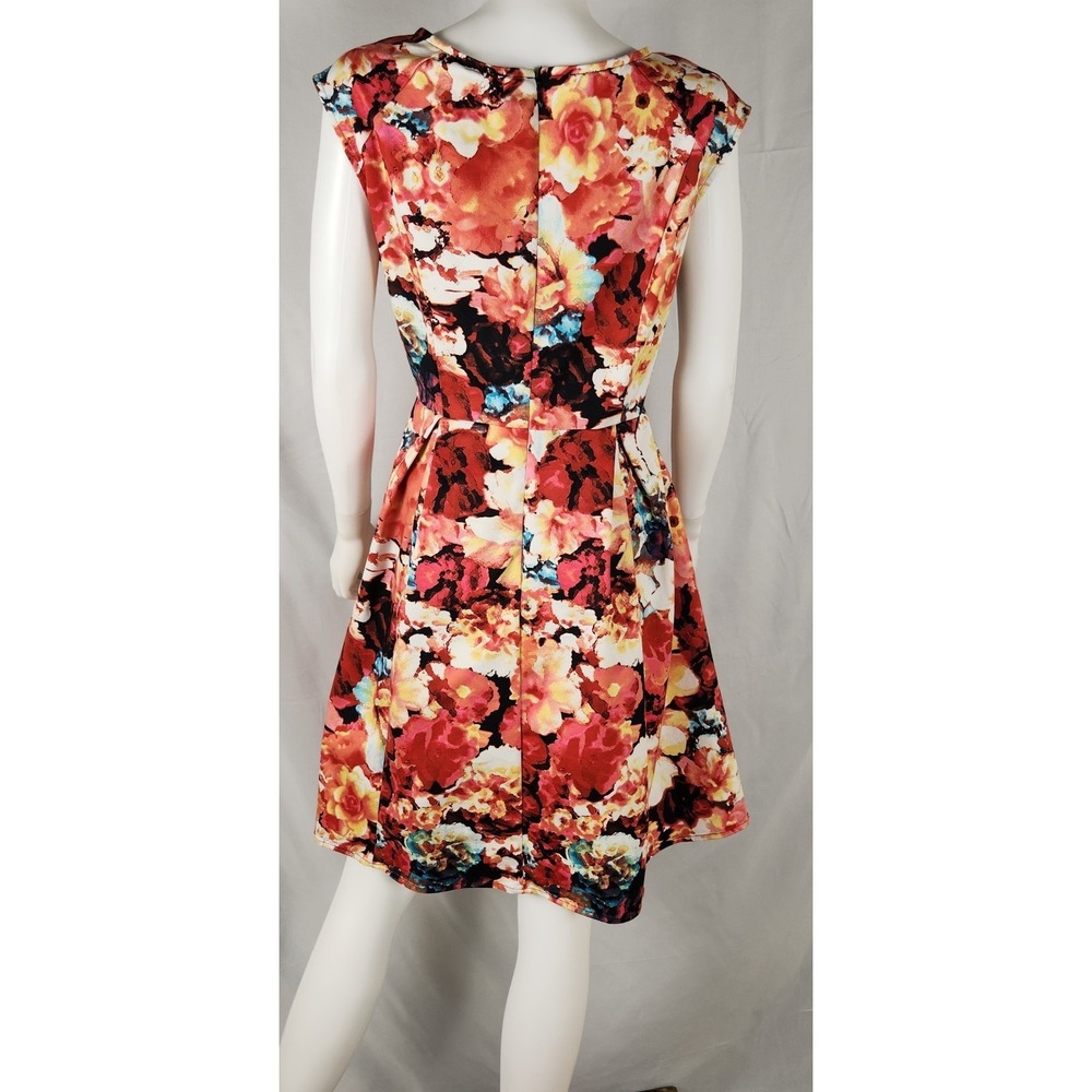 Liz Claiborne Painterly Floral Classic Heritage Summer Sundress Size 16 - Picture 2 of 12